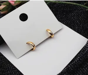 Vintage Gold Hoop Earrings