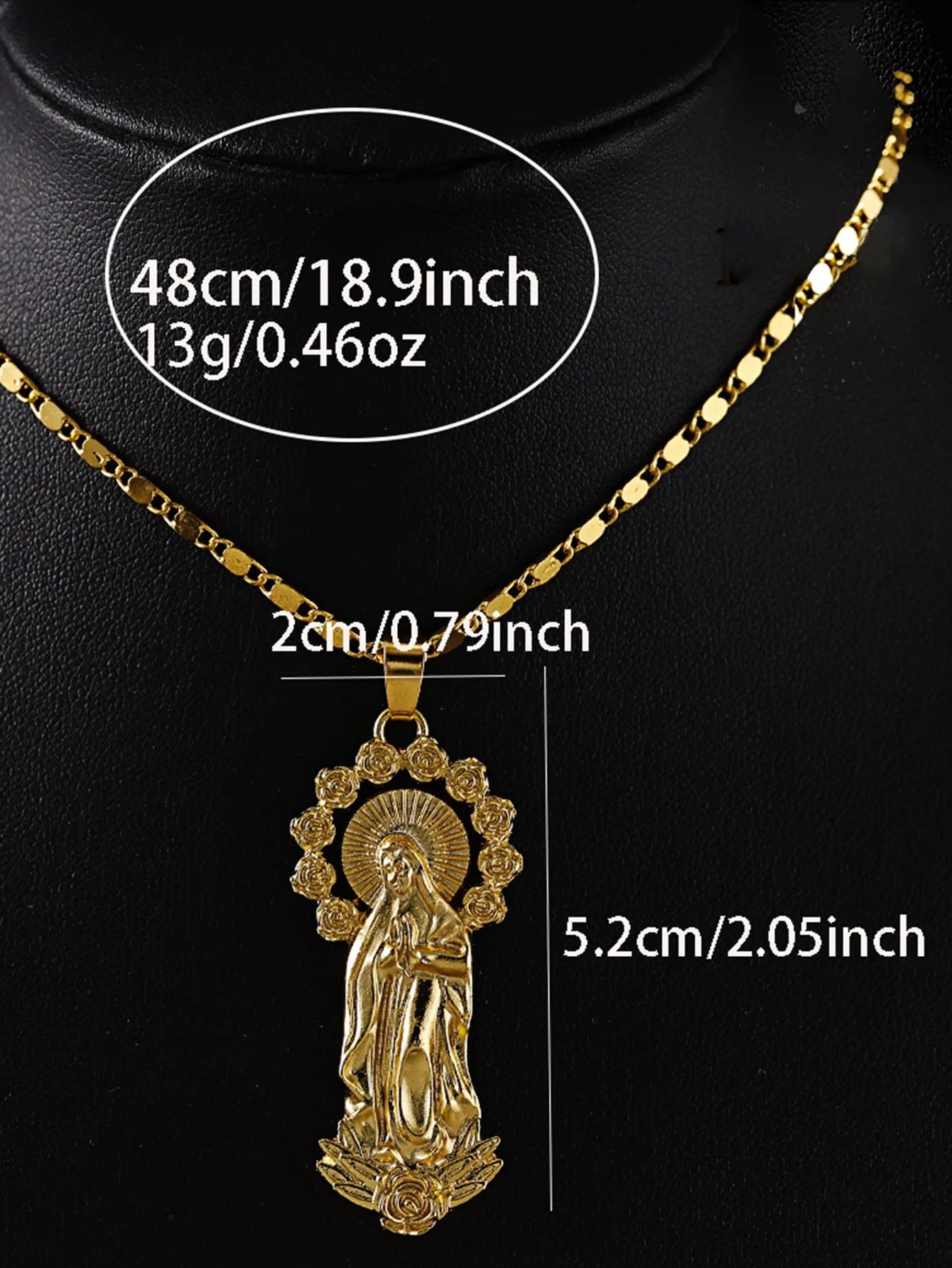 Women's Fashionable Virgin Mary Pendant Necklace