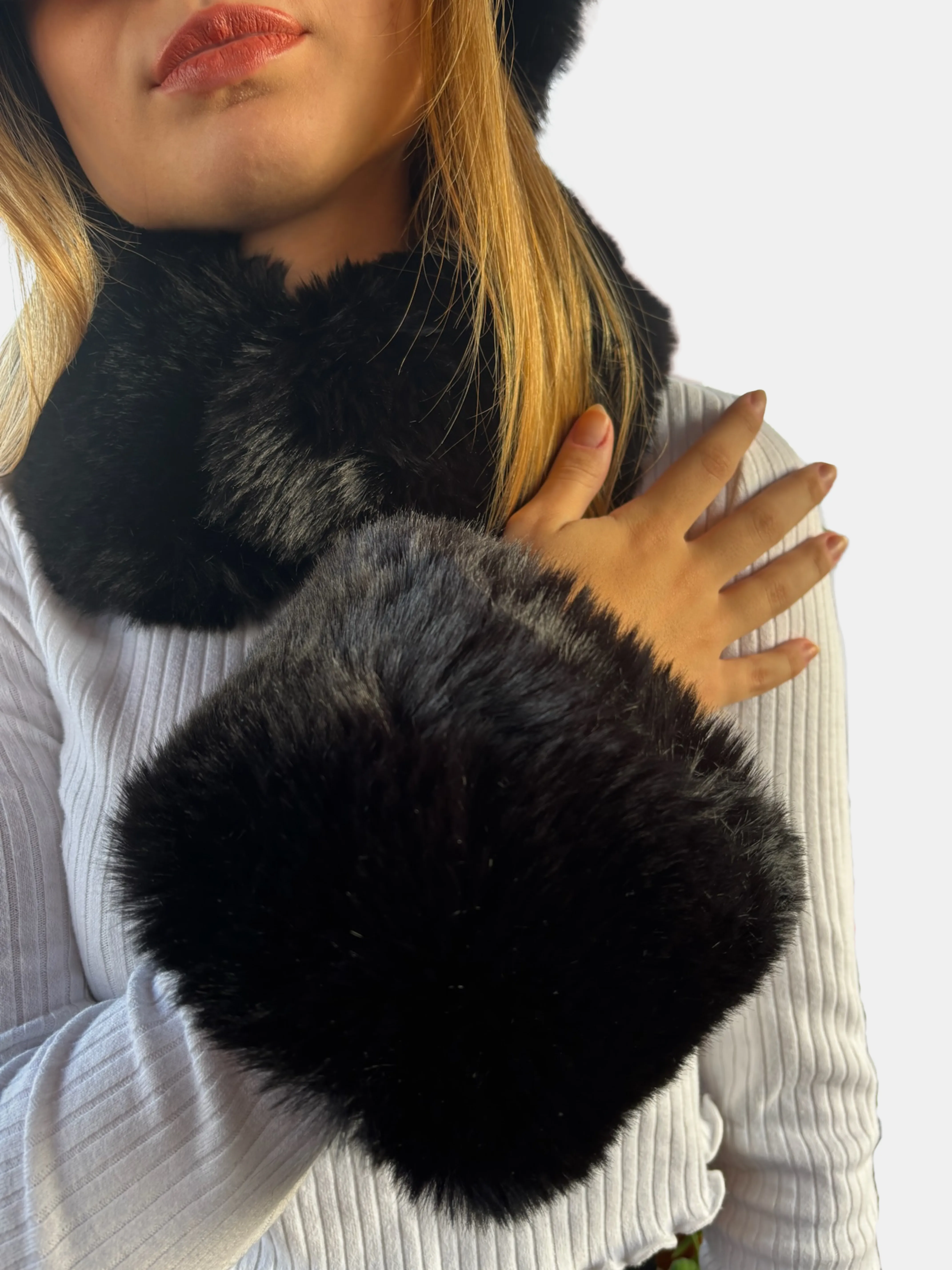 Zara Fur Cuffs