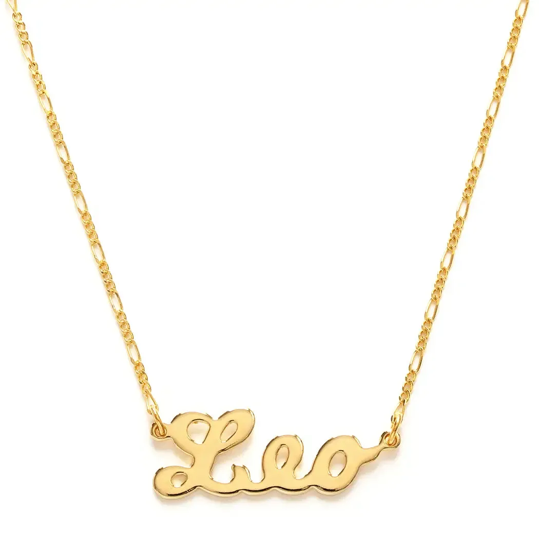 Zodiac Script Necklaces